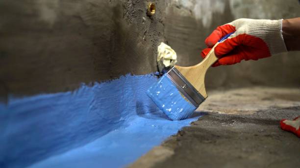 Crawl space vapor barrier installation in Castleton, VA